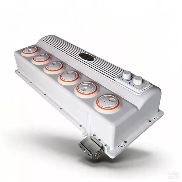 Complete cab air conditioning assembly provides stable cooling for excavator and loader operator cabin, durable aftermarket HVAC spare part for construction machinery repair and retrofit.
