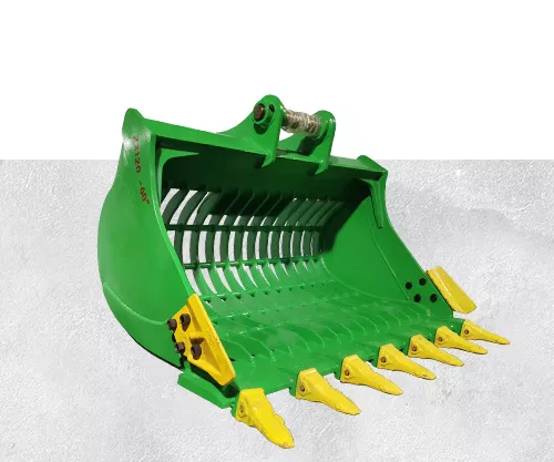 Komatsu zx120 excavator sieve bucket for soil and rock separation