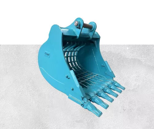 OEM replacement HITACHI ZX210 excavator sieve bucket available in multiple mesh sizes factory direct