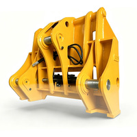 Custom Heavy Duty Large Wheel Loader Pallet Fork Attachment 10 Ton Class Fit CAT966 CAT972 CAT980 W500 L150 L120 Loader Forks