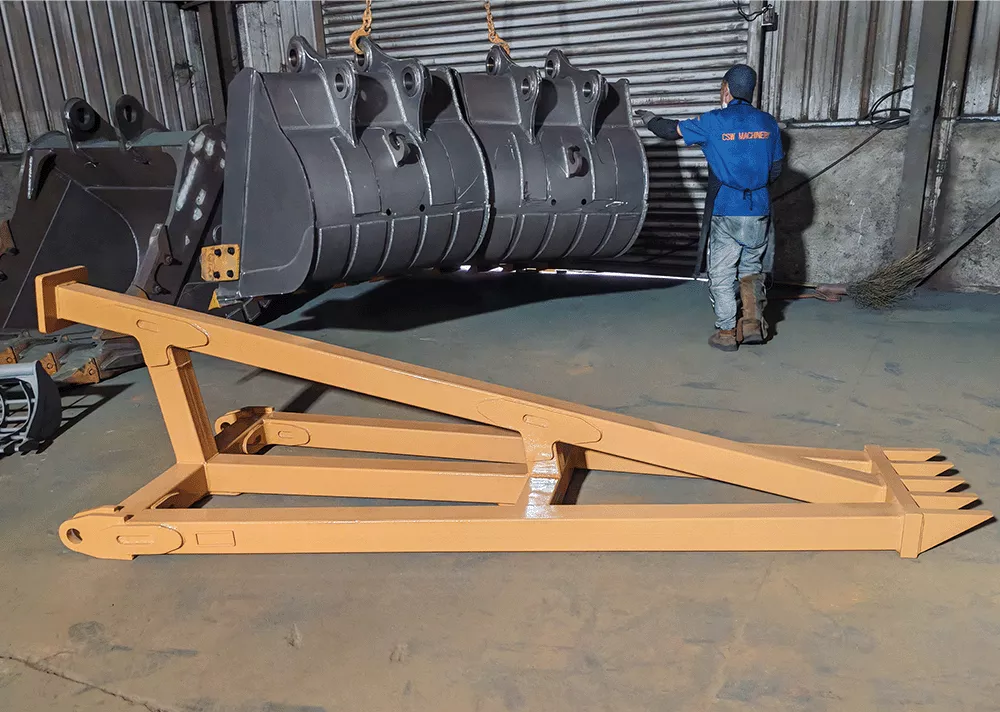 Bulldozer tree push spear