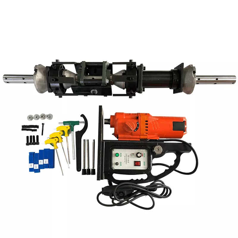 Manual feeding line boring machine
